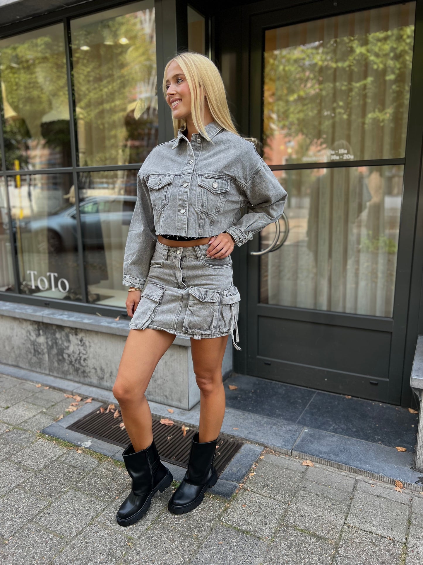 Vest Sia - Grijs