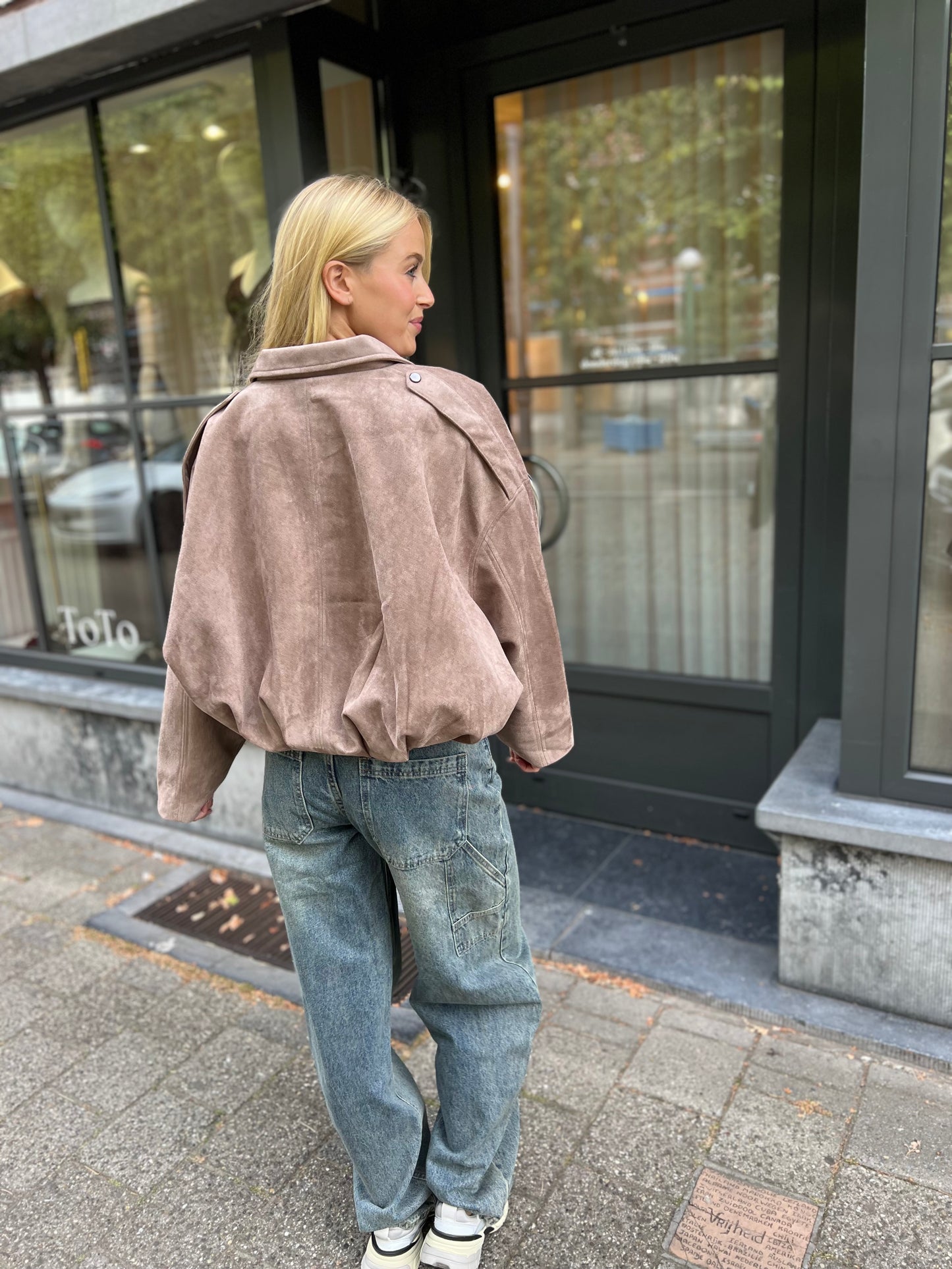 Jas Suède - Taupe