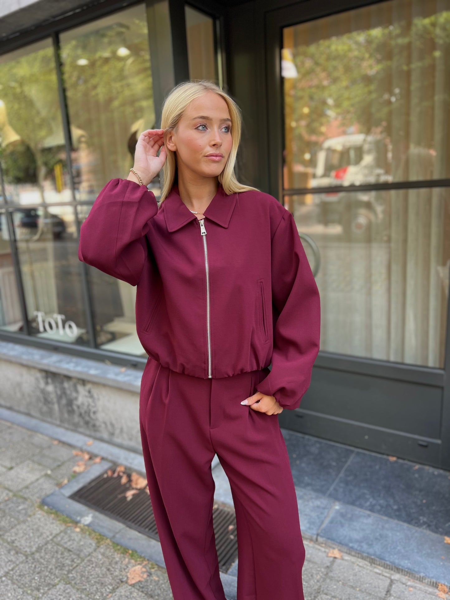 Bomber Esmee - Bordeaux