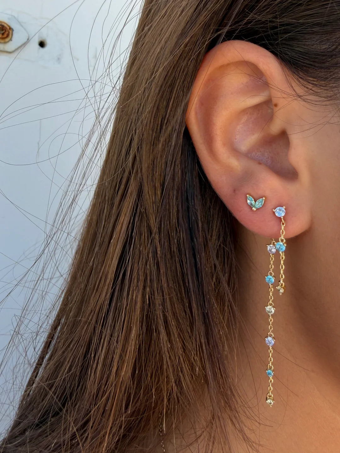 BUTTERFLY AQUA EARSTUD - JUNE 21