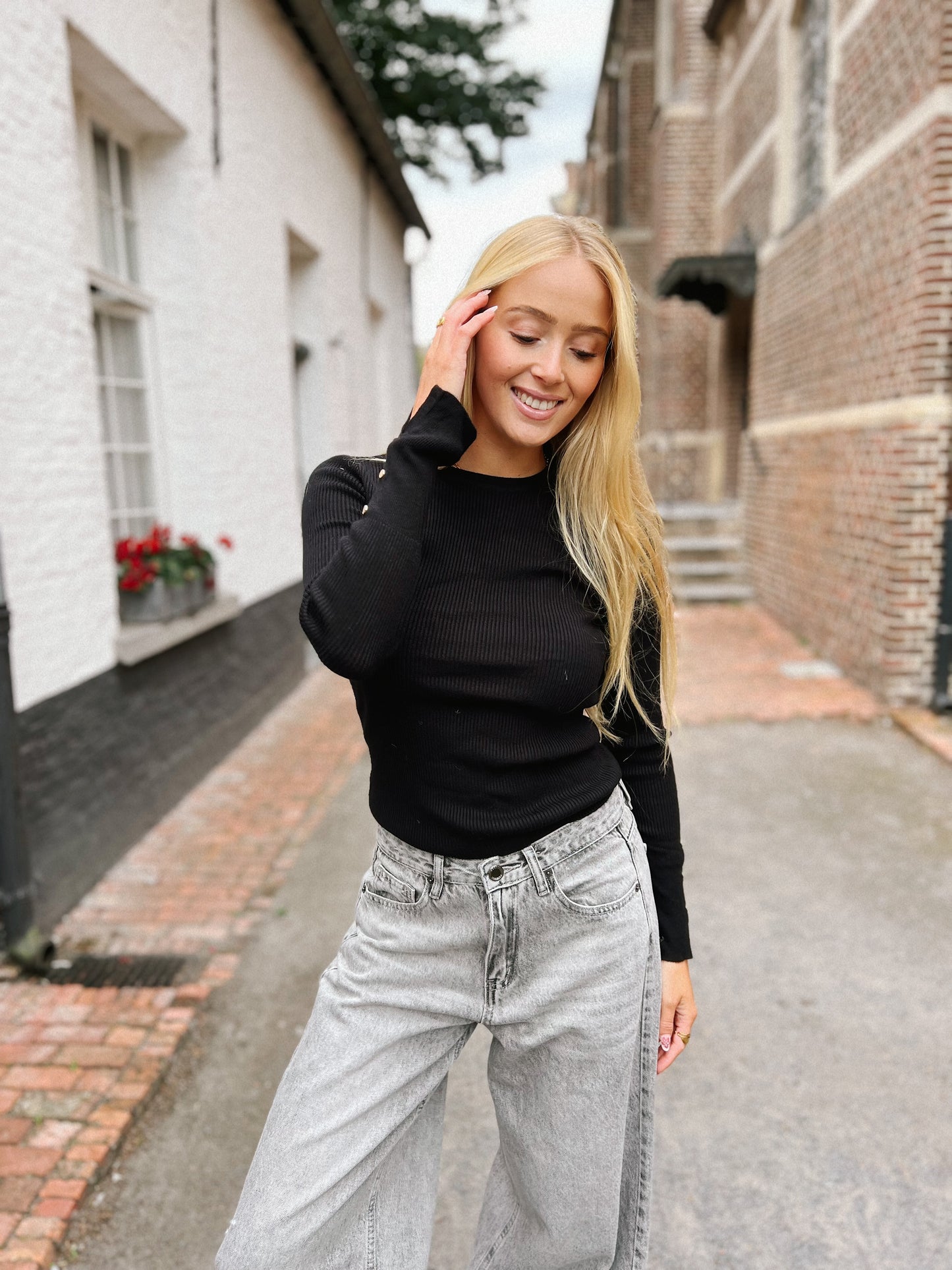 Top Sanne - Zwart