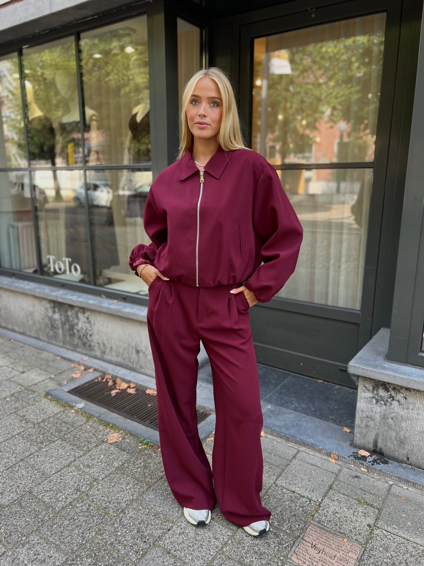 Bomber Esmee - Bordeaux