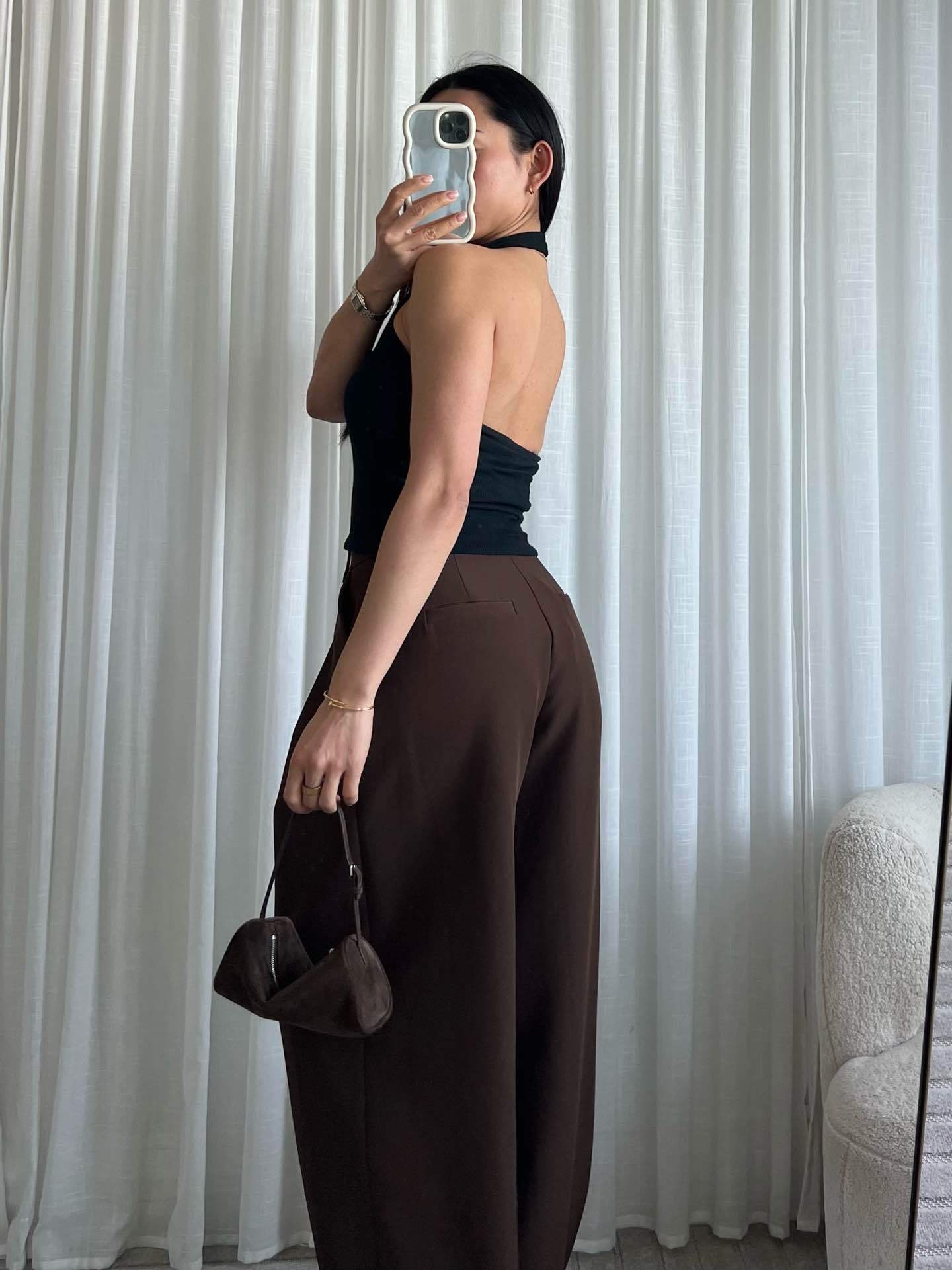 Halter Top - Zwart