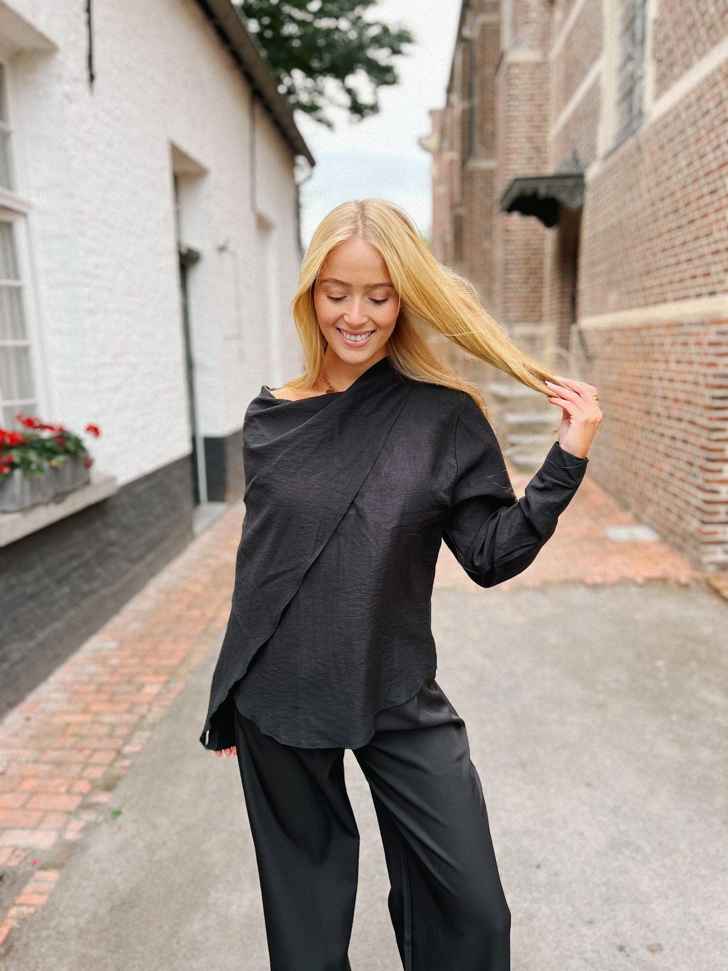 Blouse Pauline - Zwart