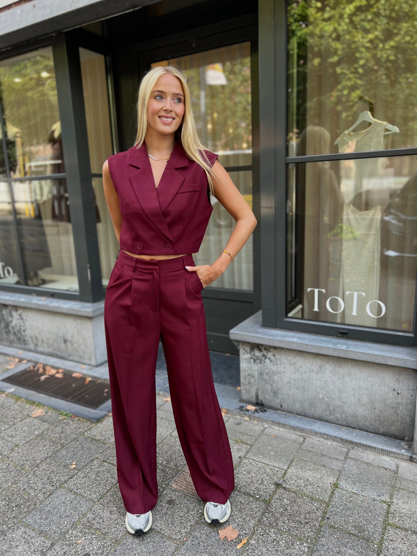 Broek Nori - Bordeaux
