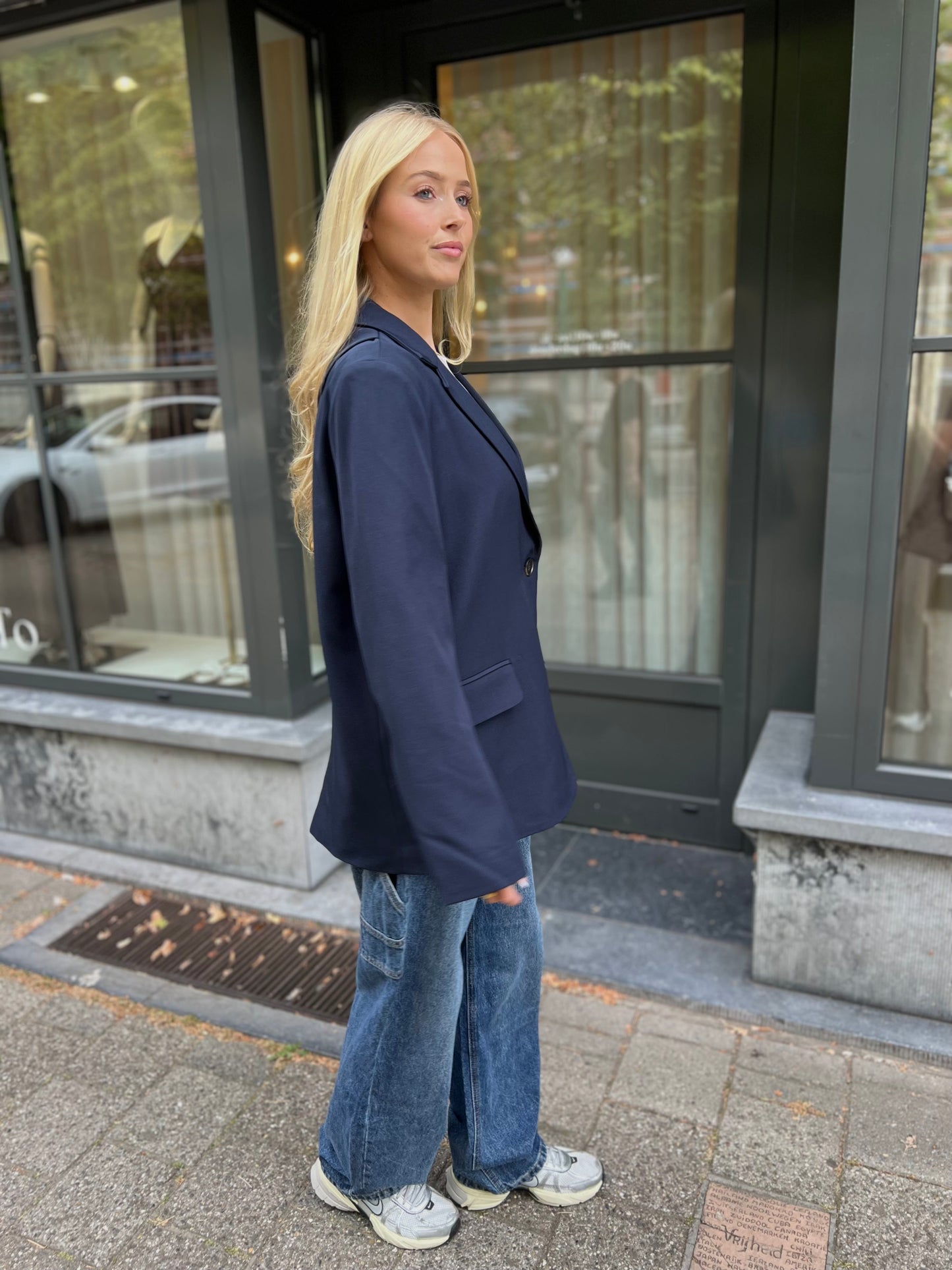 Blazer Split - Navy