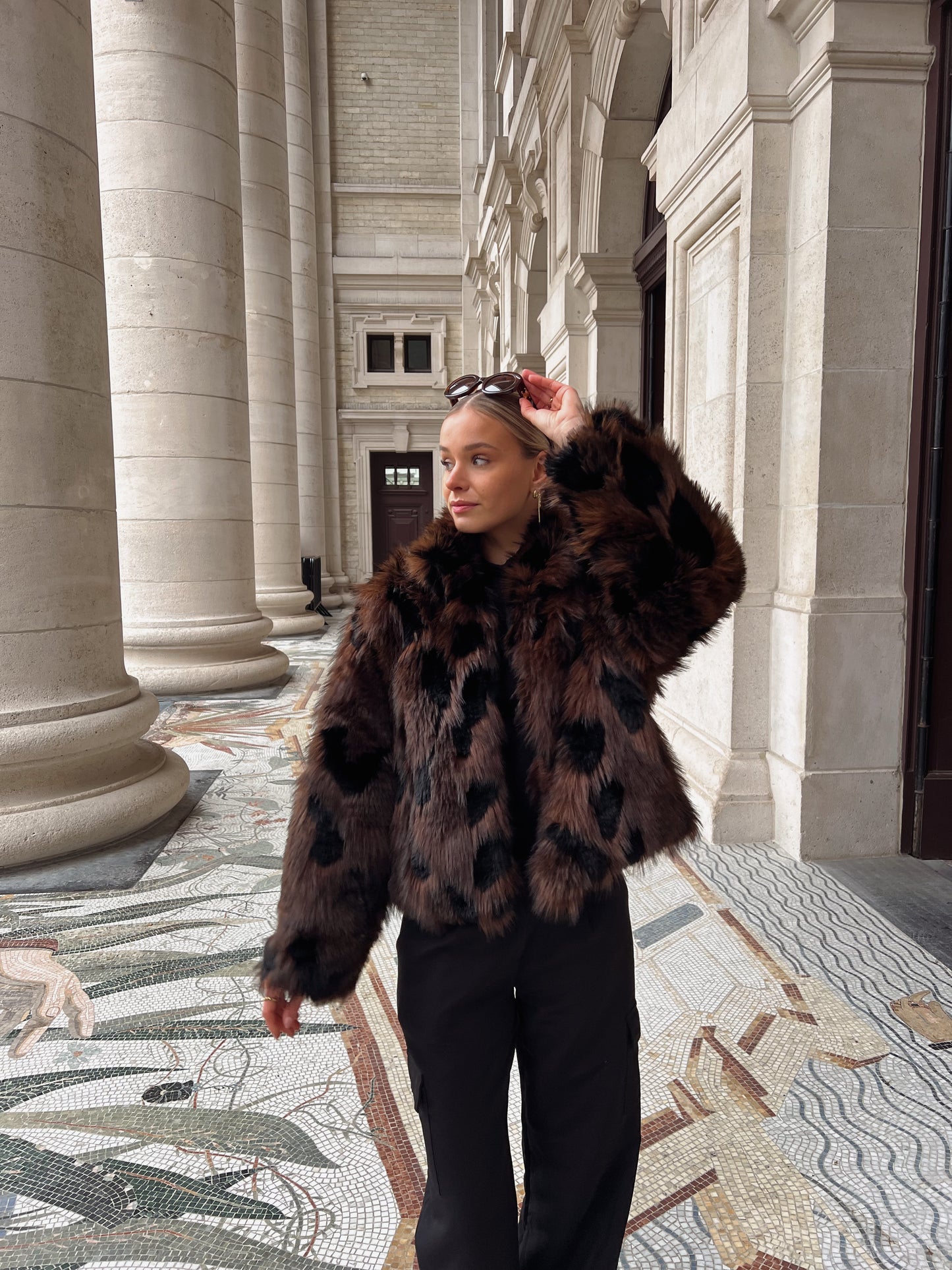 Jas Moranne - Bruin/zwart