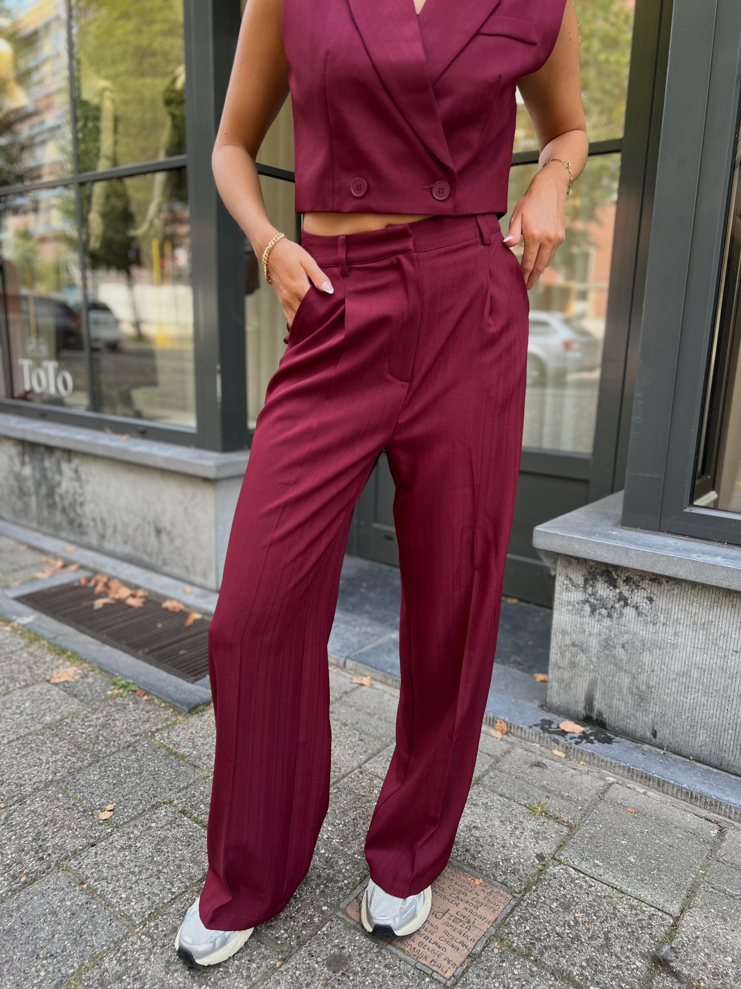 Broek Nori - Bordeaux