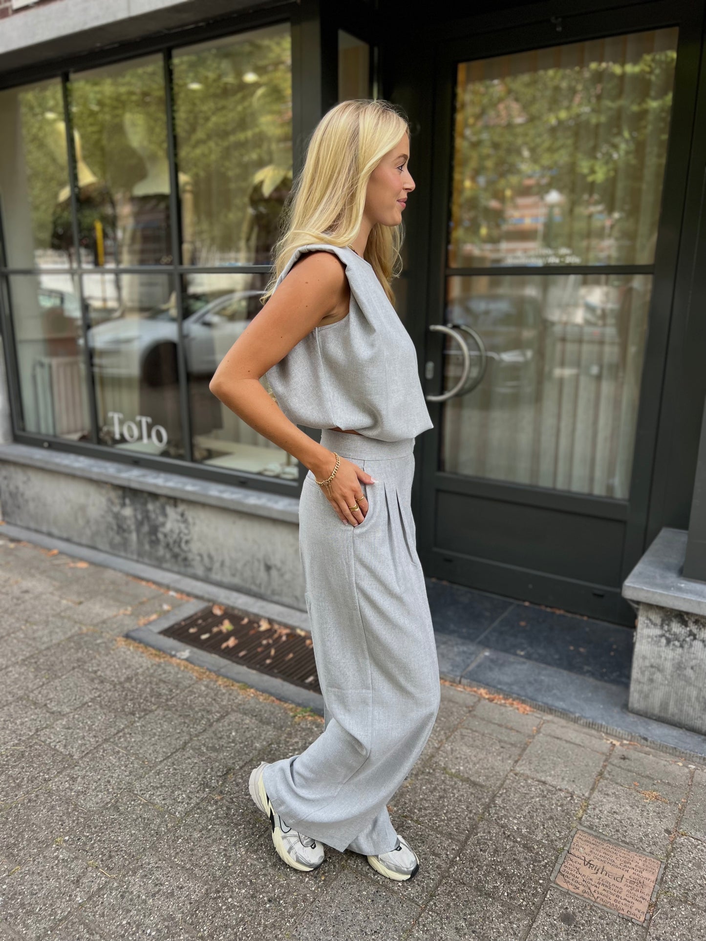 Broek Lina - Grijs