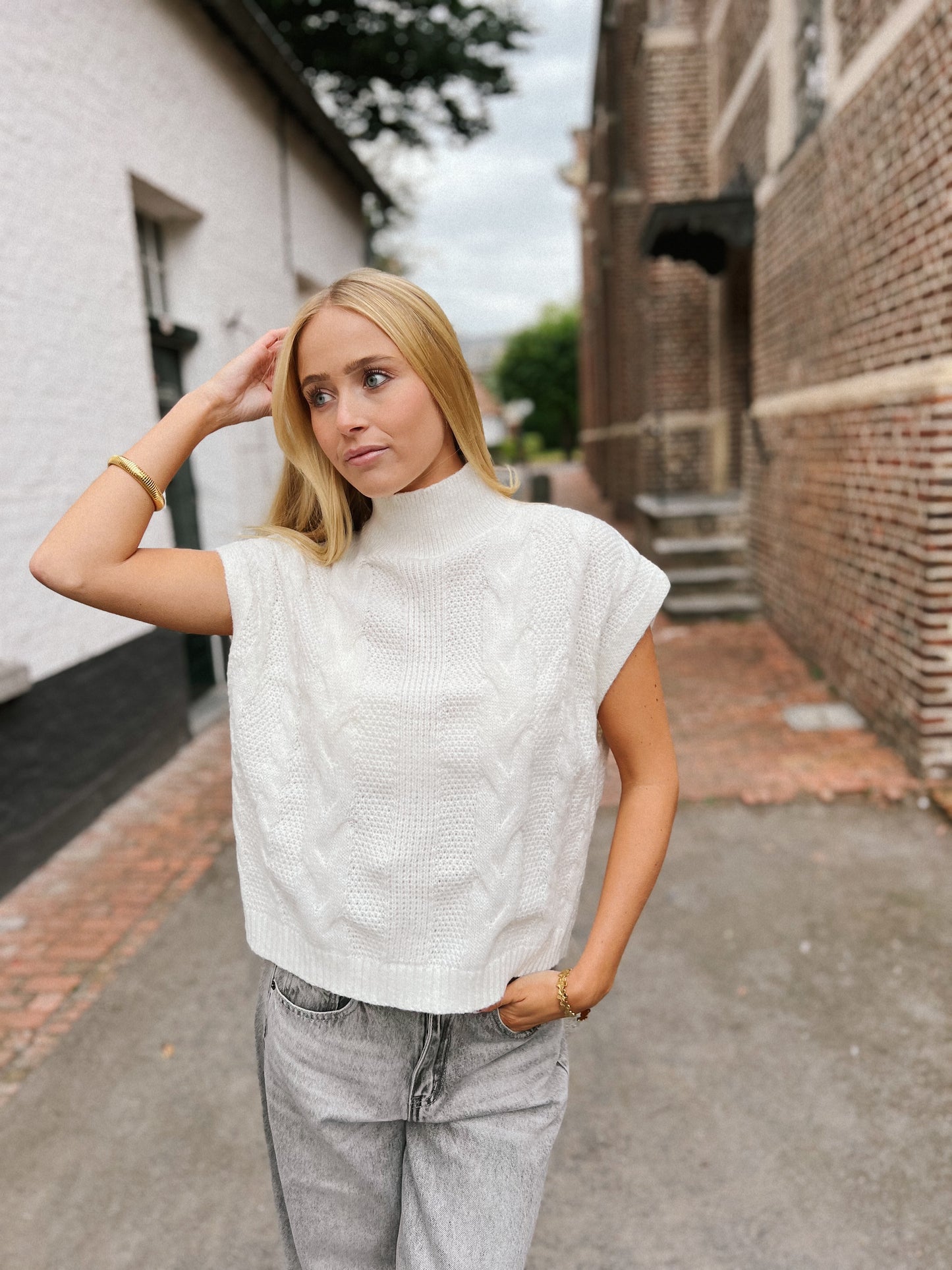 Knit Zoë - Ecru