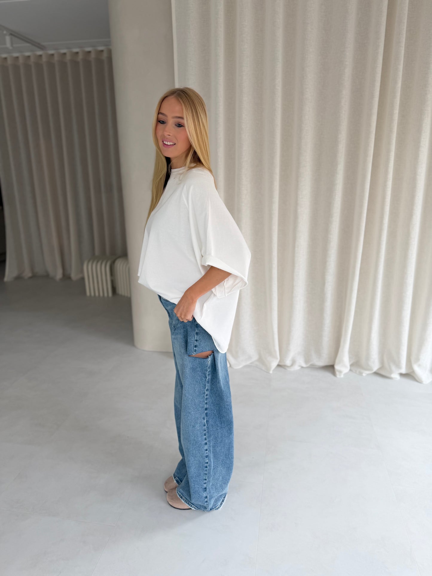 Shirt Oversized - Wit