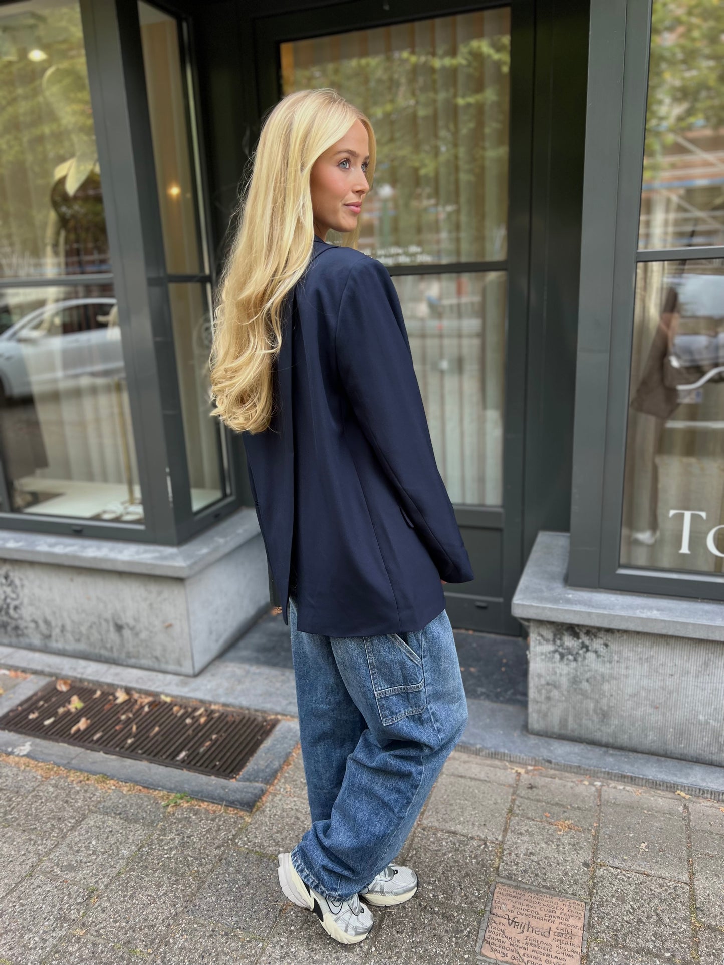 Blazer Split - Navy