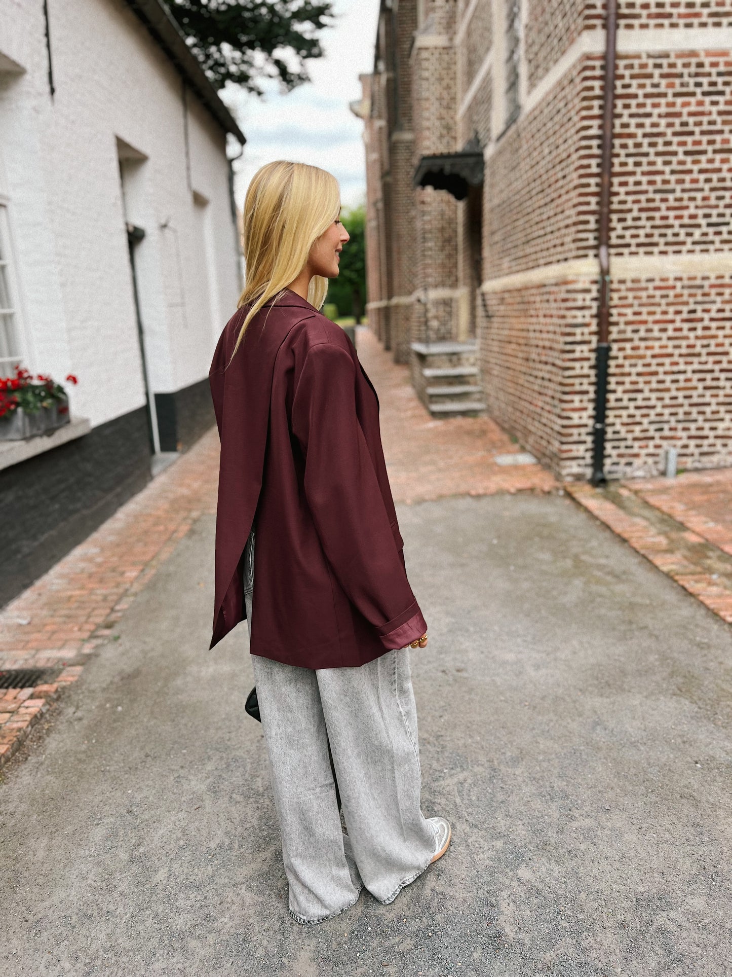 Blazer Split - Bordeaux