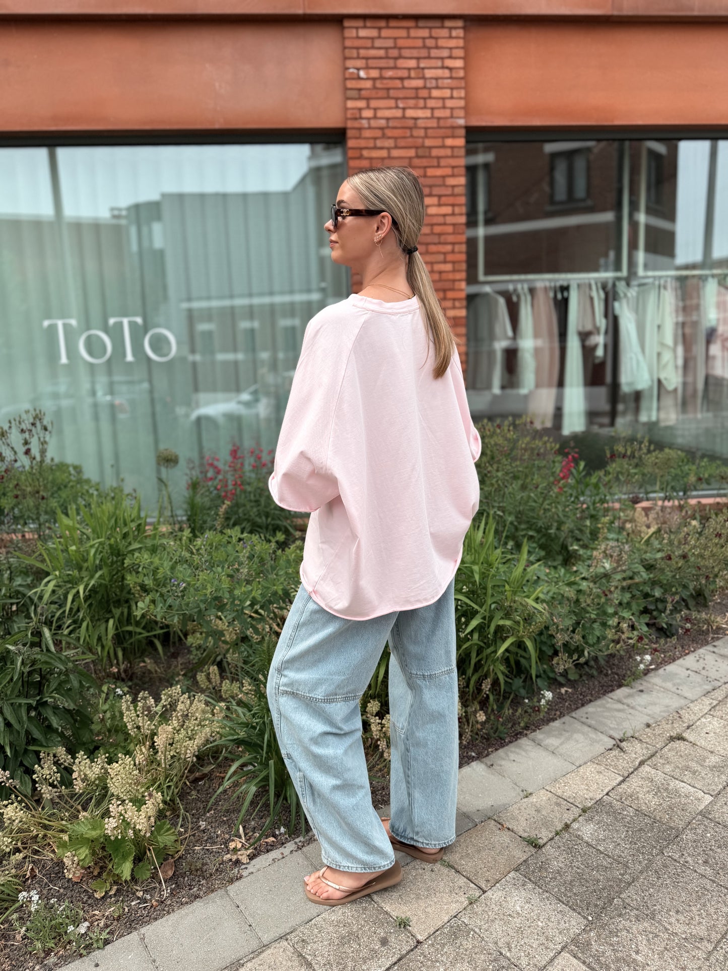 Shirt Oversized - Roze