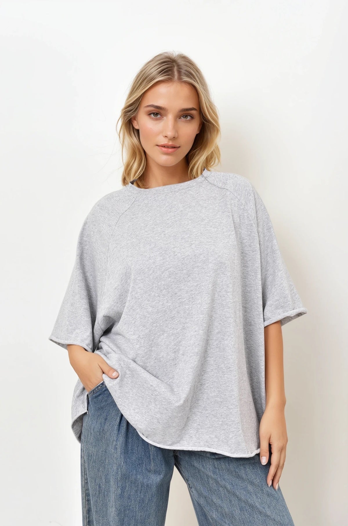 Shirt Oversized - Grijs