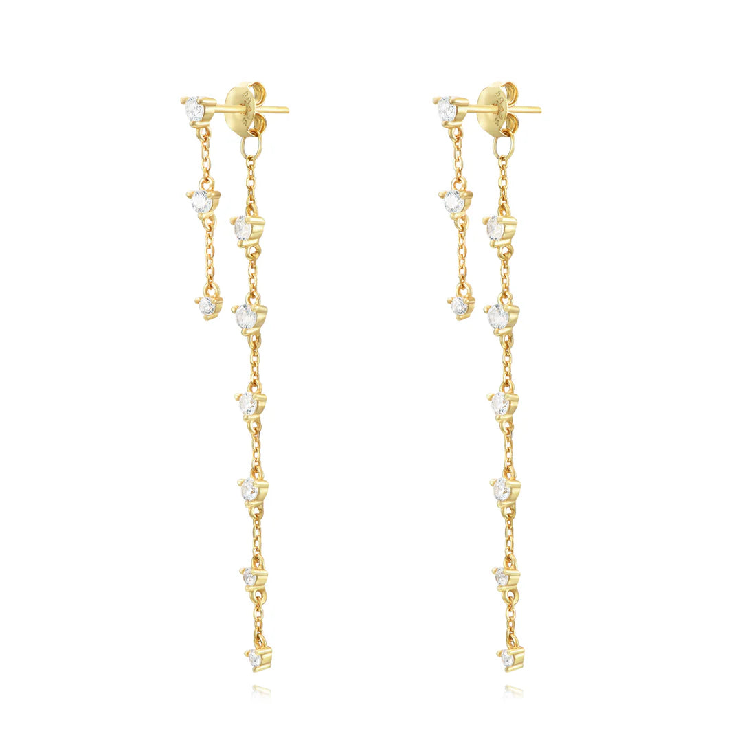 Long Zirconia Drop Earring - June 21