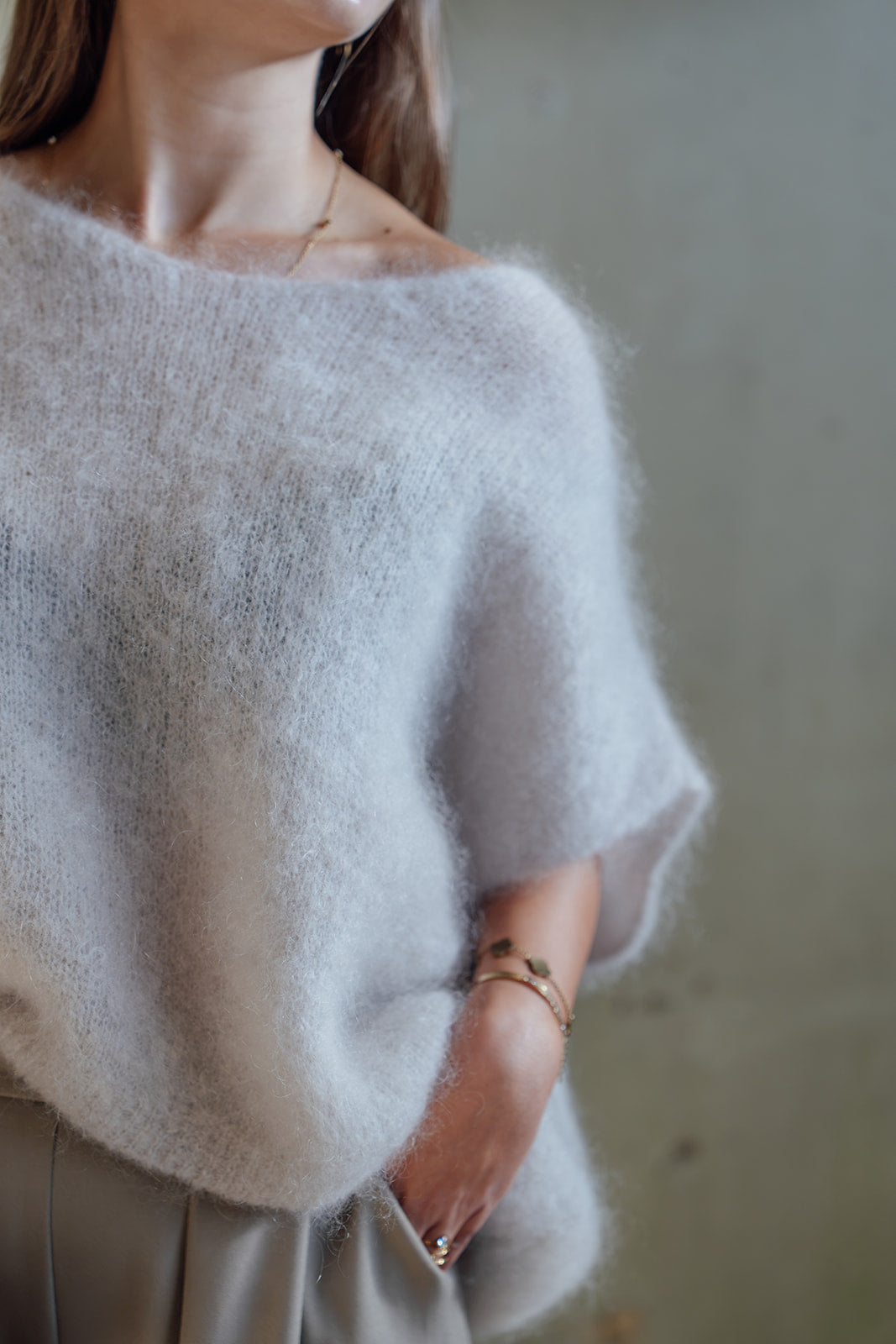 Knit Mohair Lena - Beige