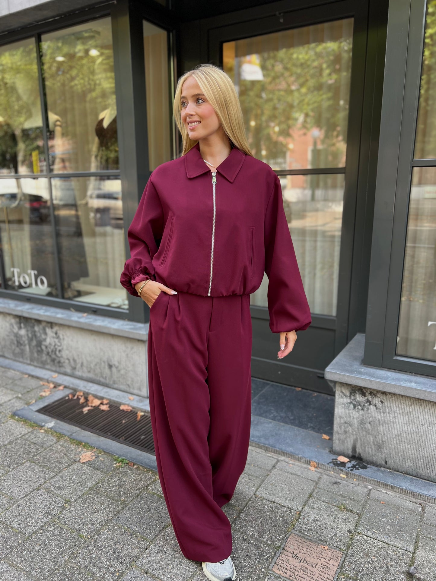 Bomber Esmee - Bordeaux
