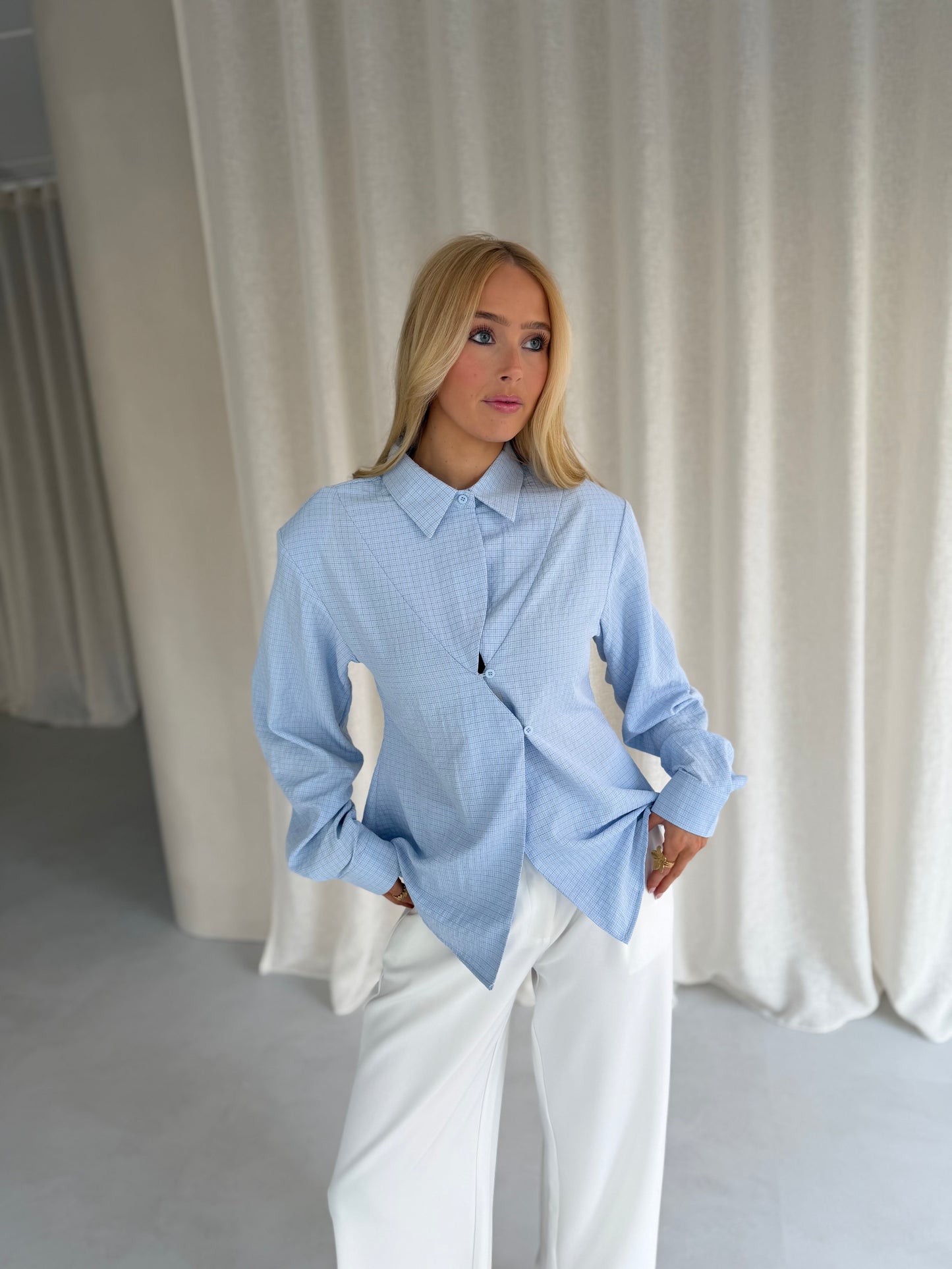 Blouse Lotte - Lichtblauw