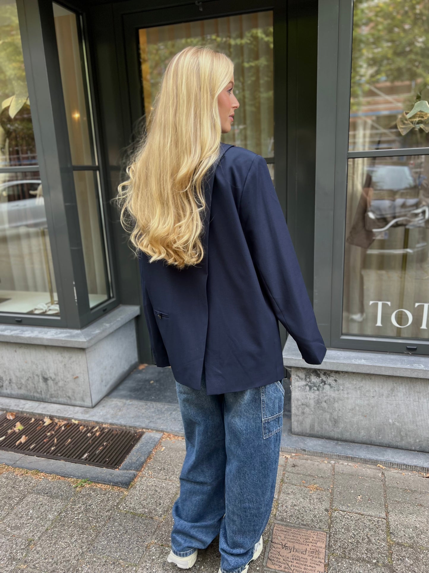 Blazer Split - Navy