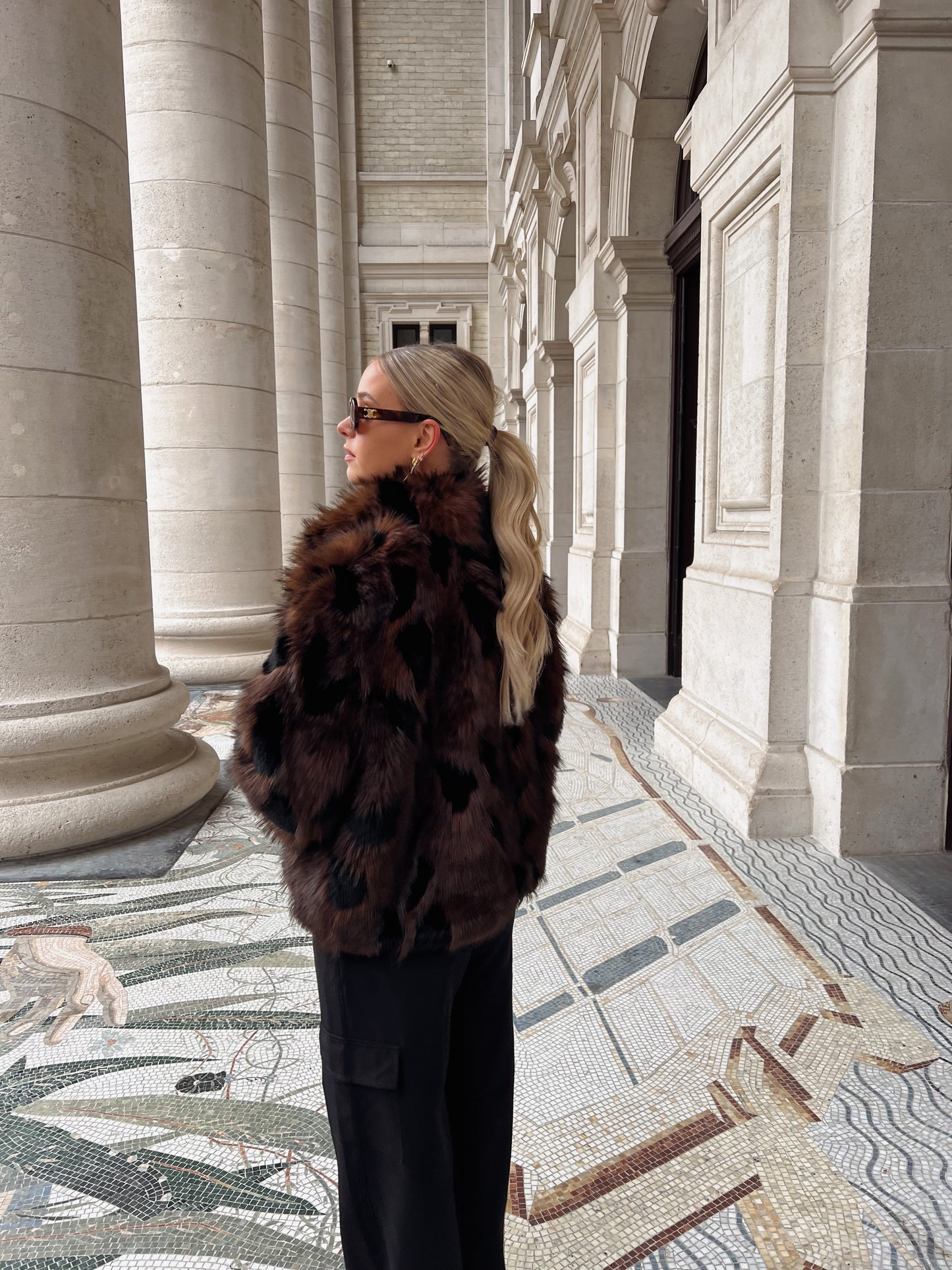 Jas Moranne - Bruin/zwart