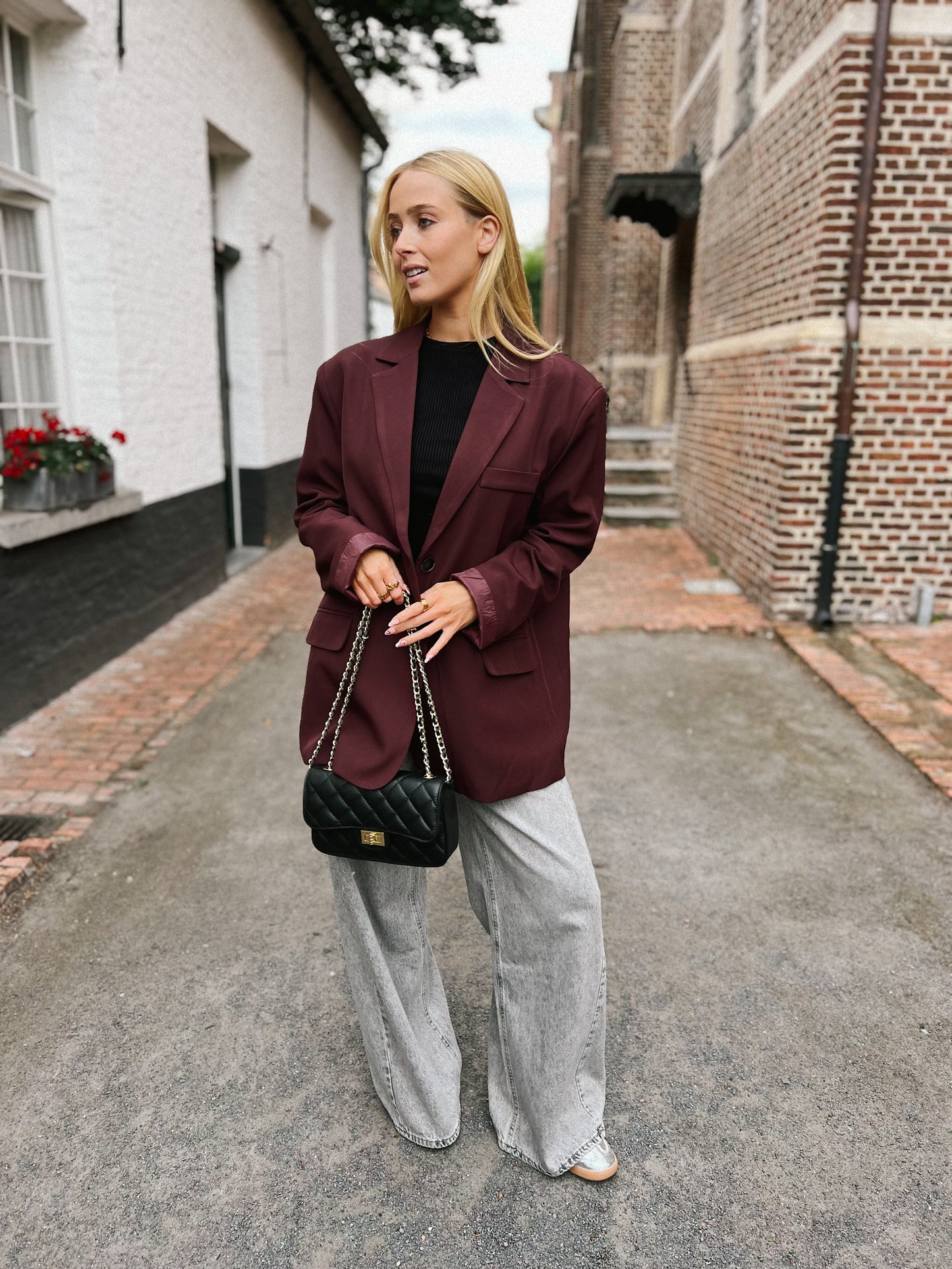 Blazer Split - Bordeaux