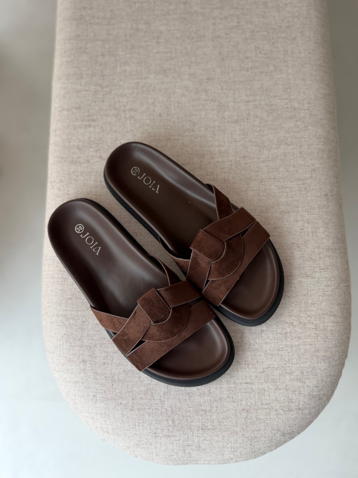 Slipper Ona - Bruin