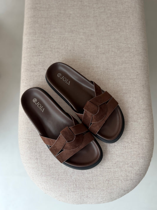 Slipper Ona - Bruin