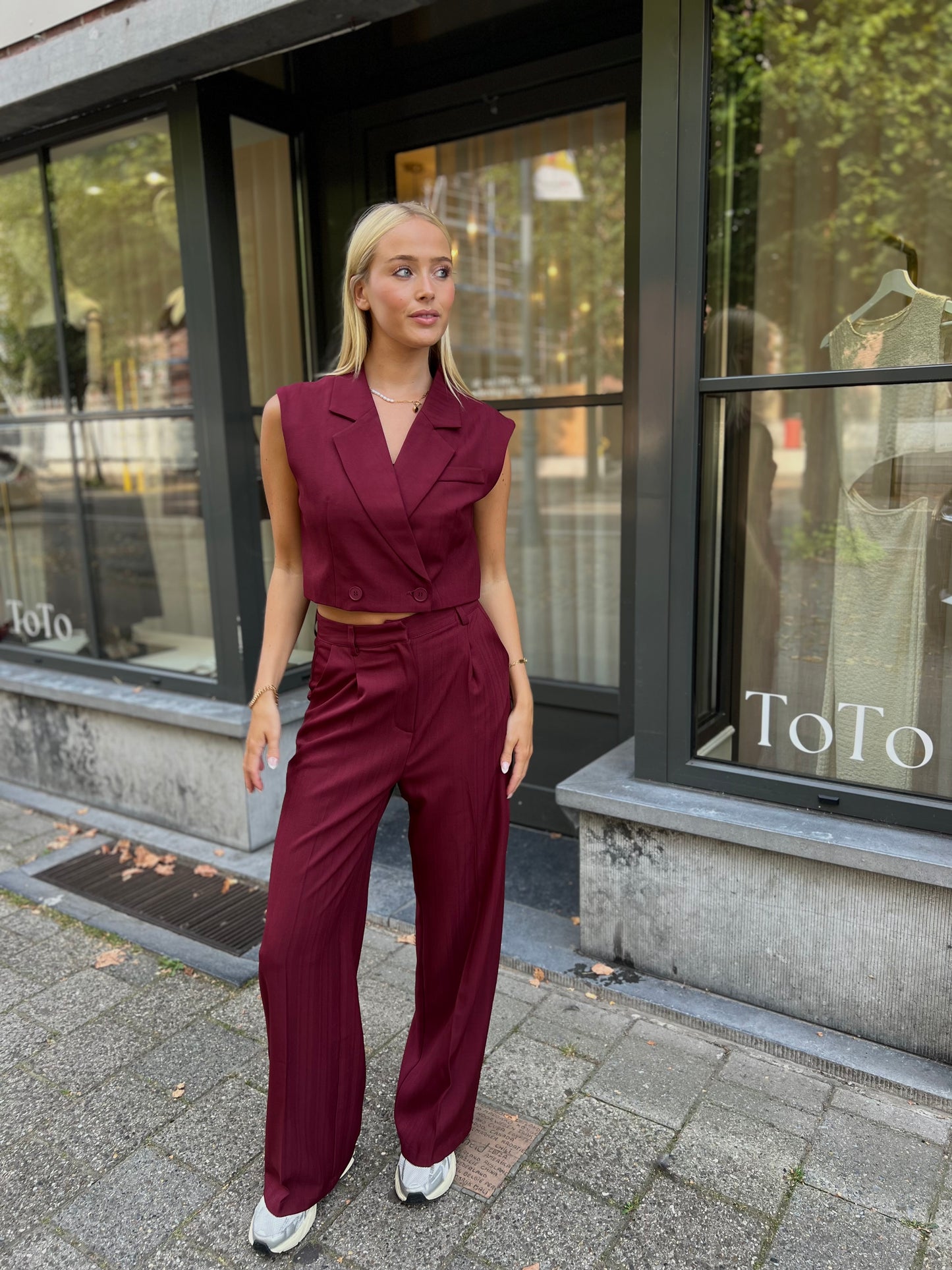 Broek Nori - Bordeaux