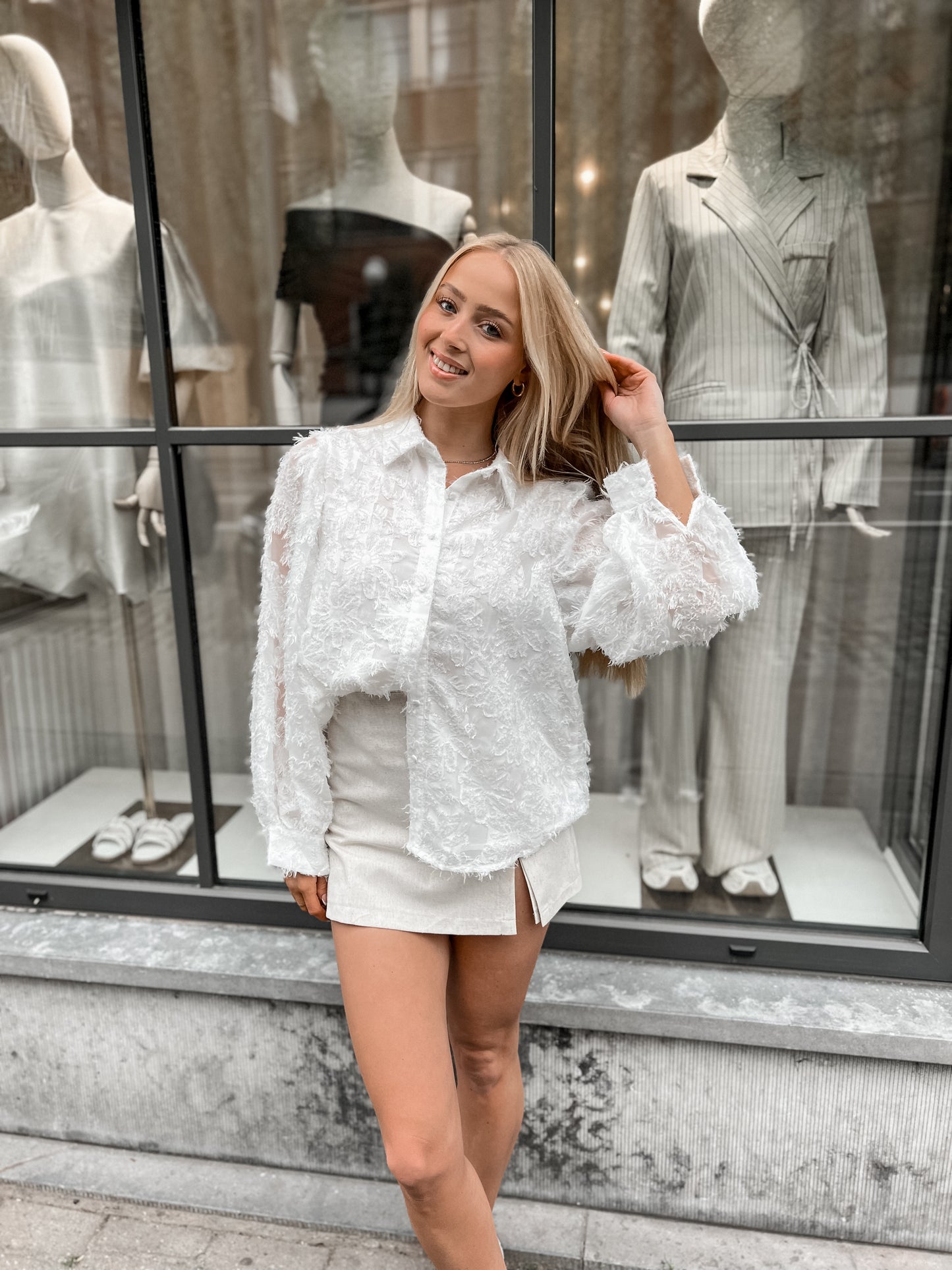 Blouse Isa - Wit