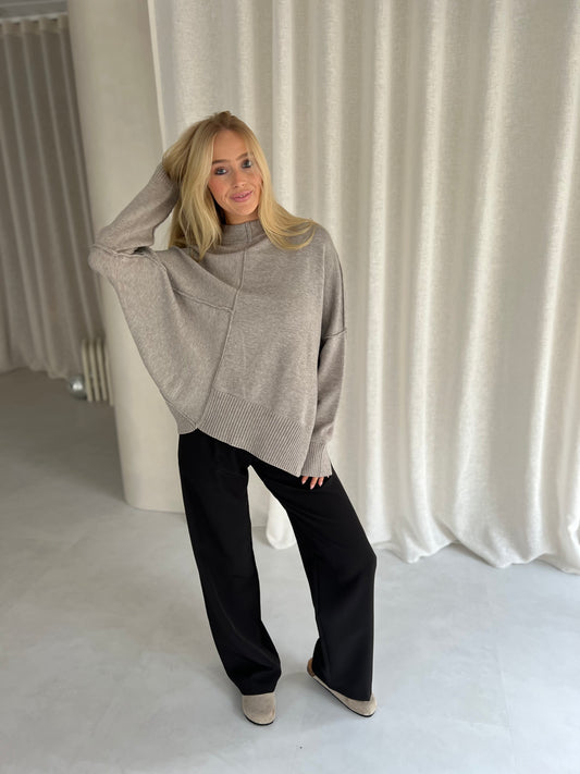 Trui Zita - Taupe