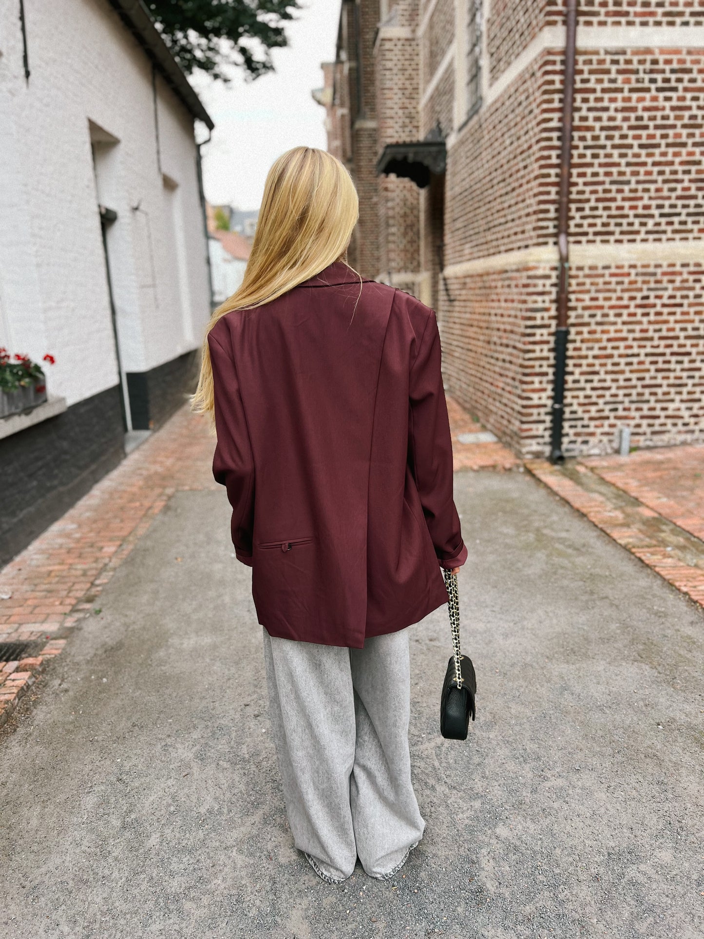 Blazer Split - Bordeaux