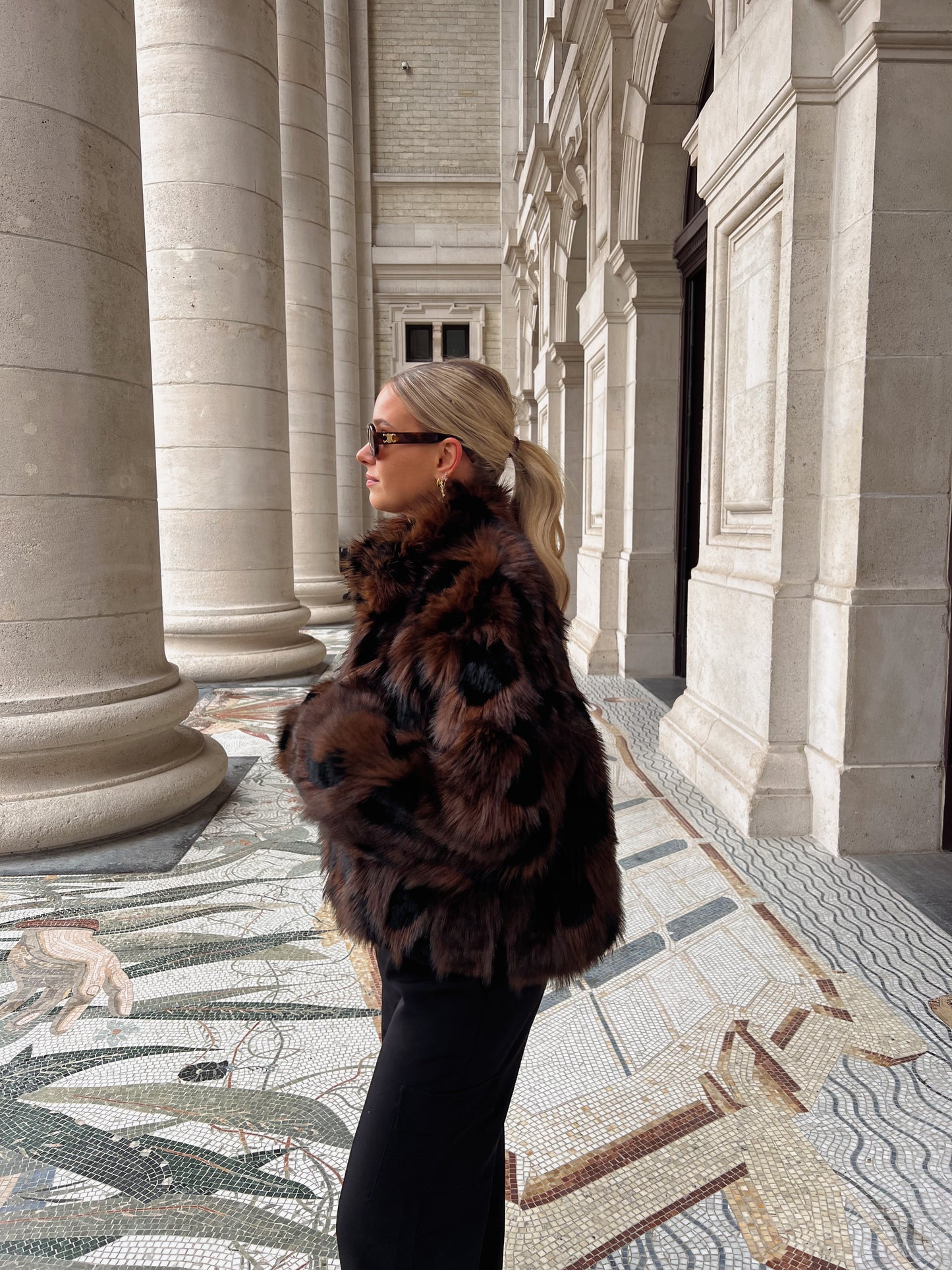 Jas Moranne - Bruin/zwart