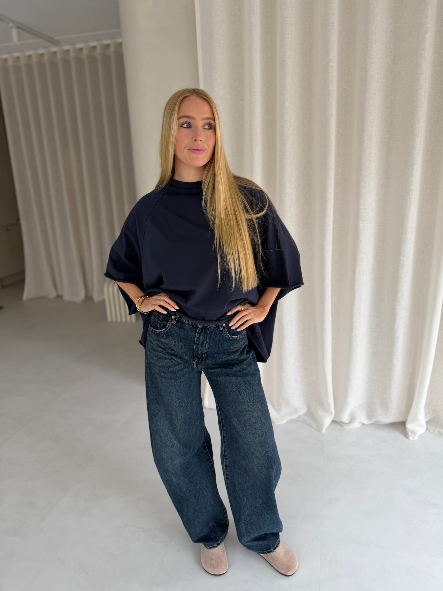 Shirt Oversized - Navy