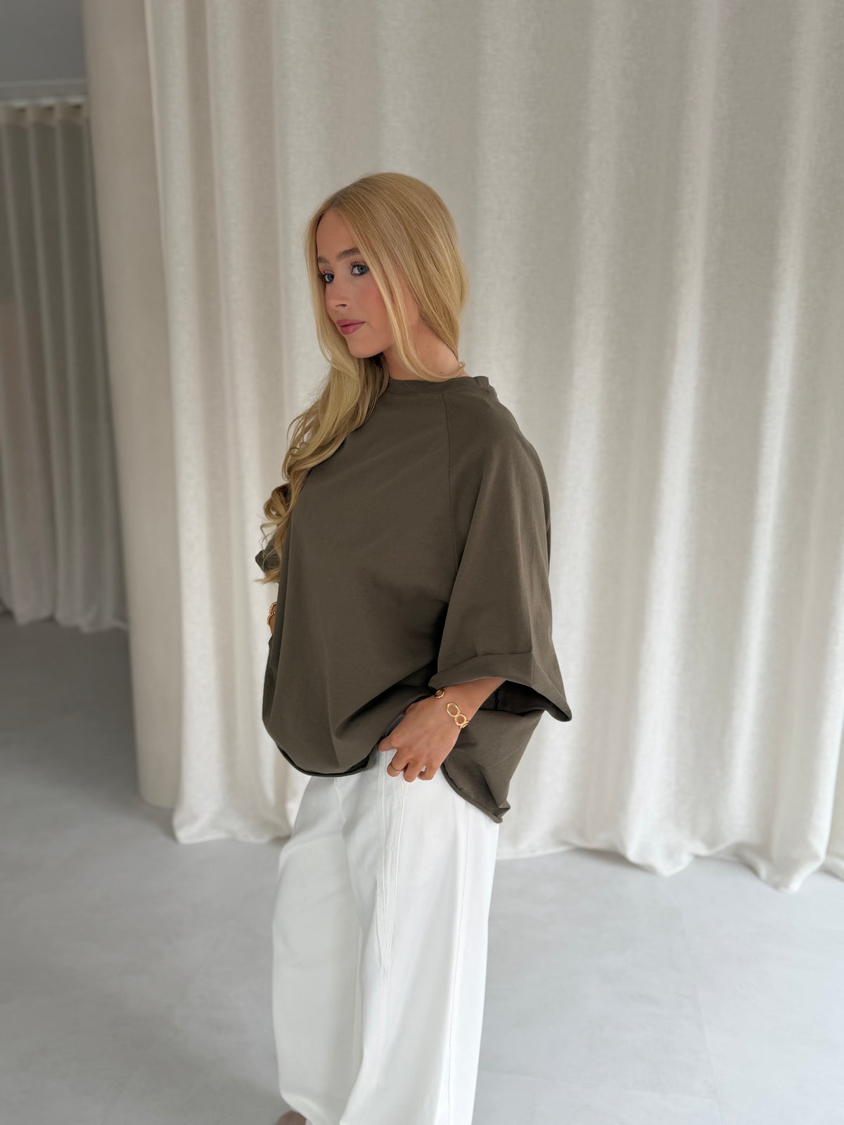 Shirt Oversized - Khaki