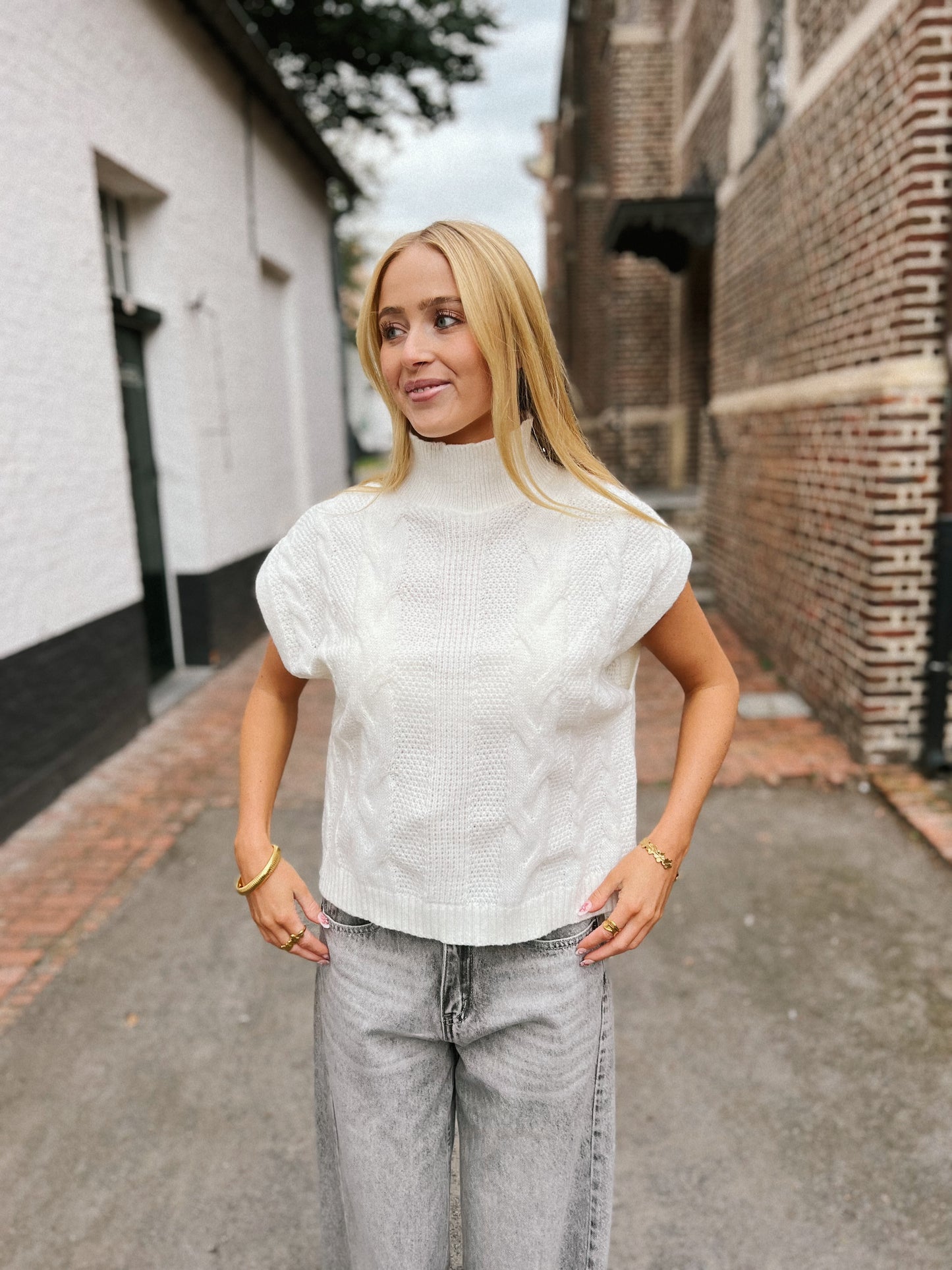 Knit Zoë - Ecru