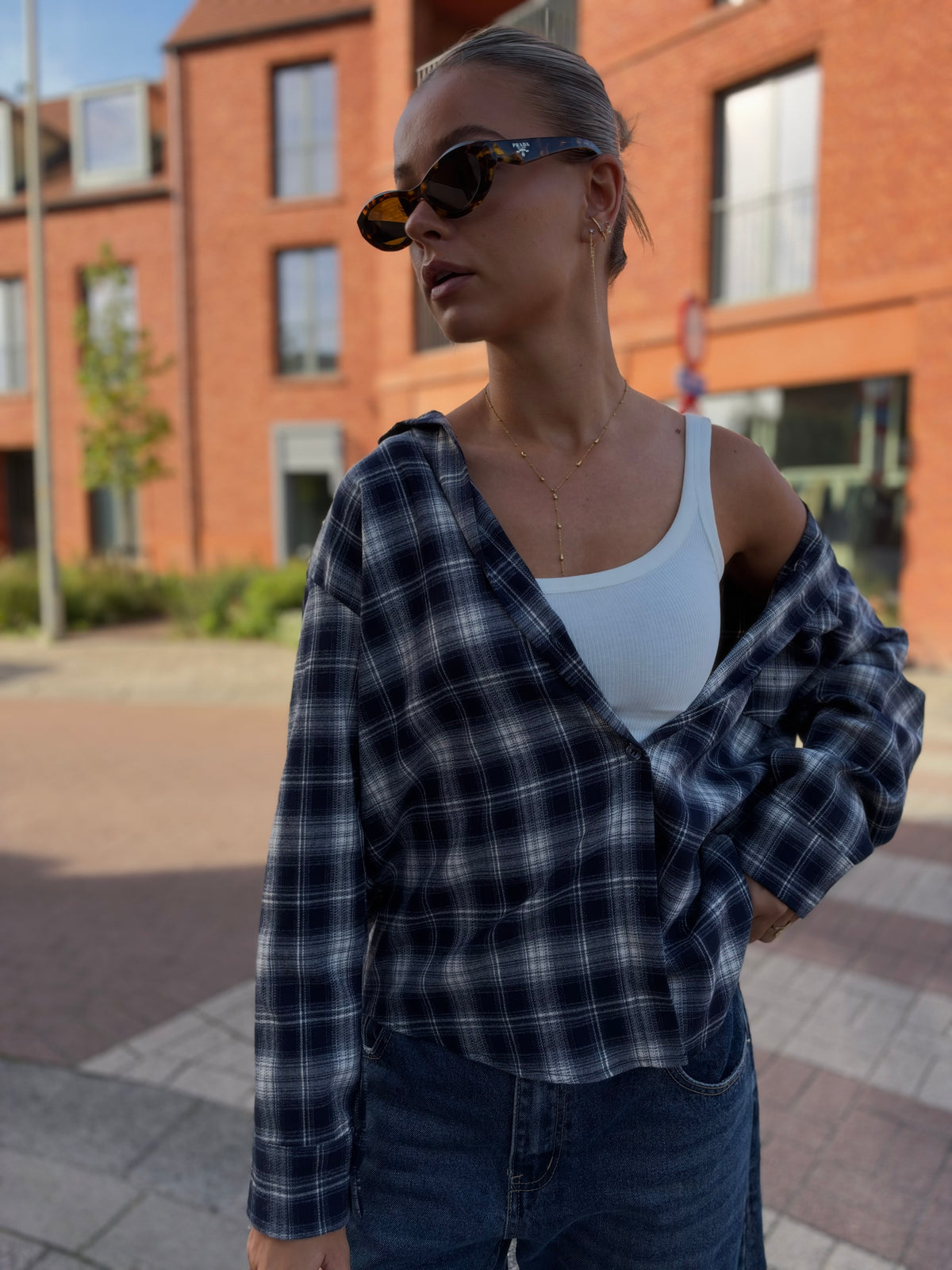 Blouse FLANNEL - Navy