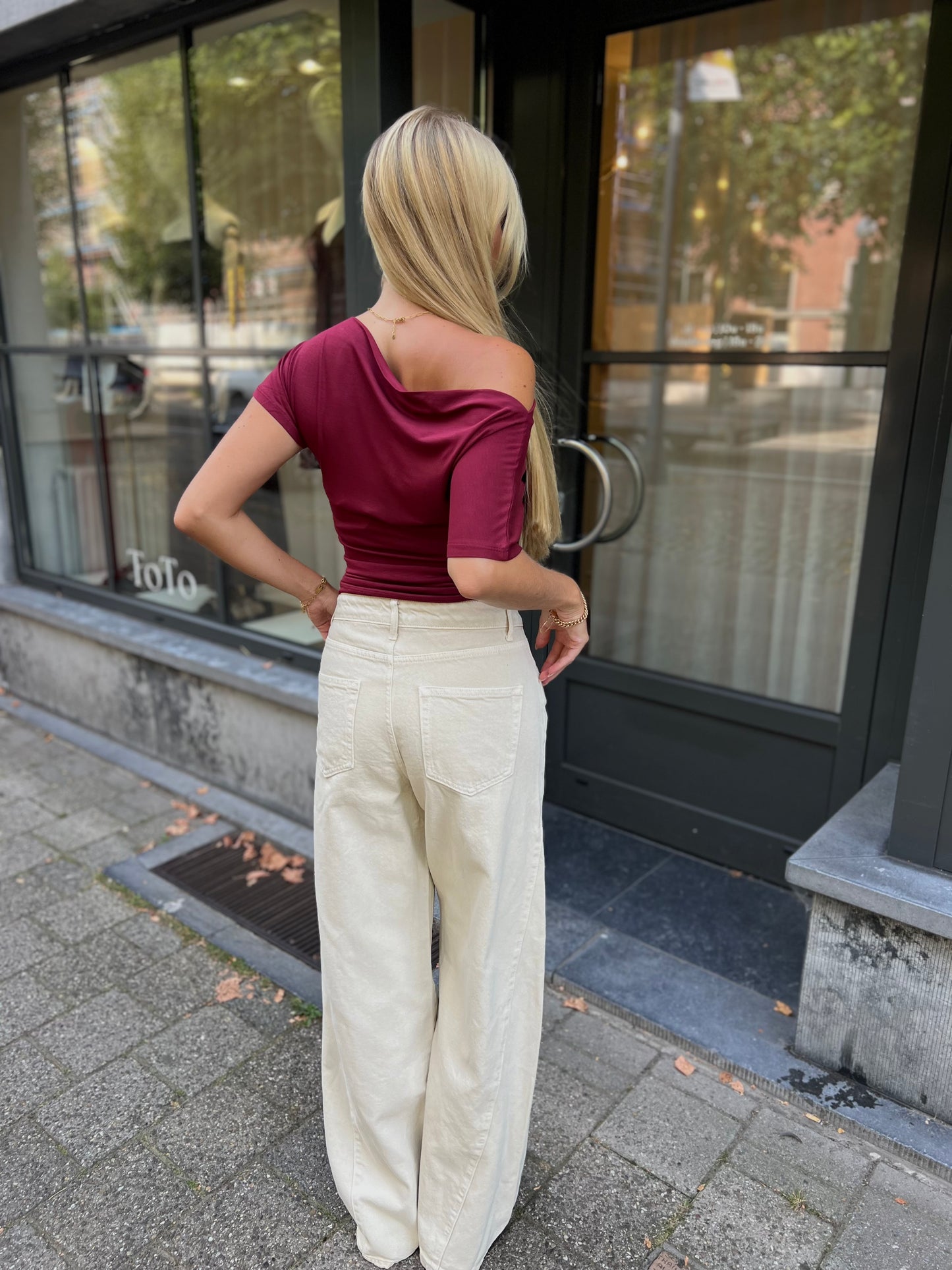 Jeans Leyla - Ecru