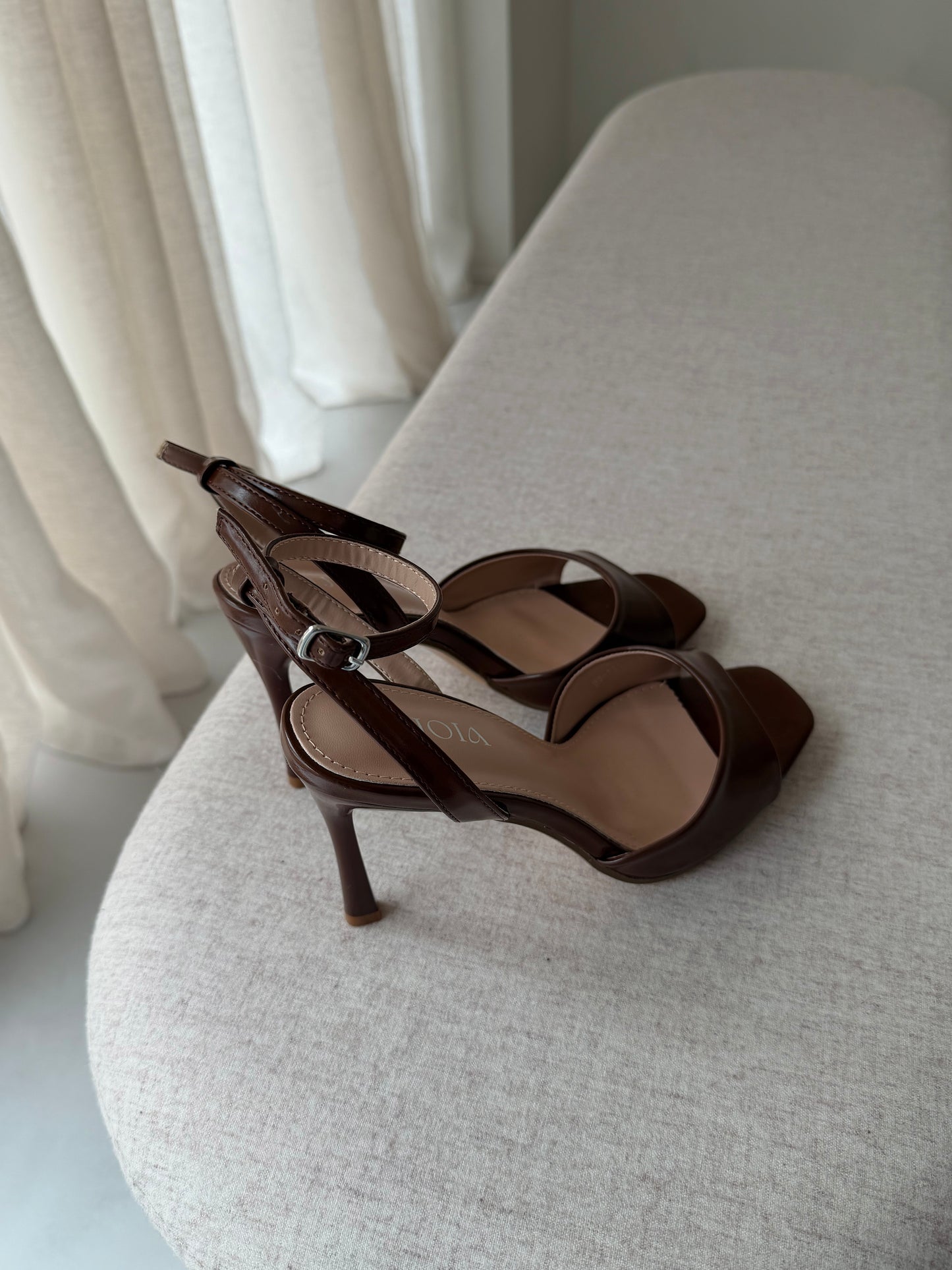 Heels Manon - Bruin