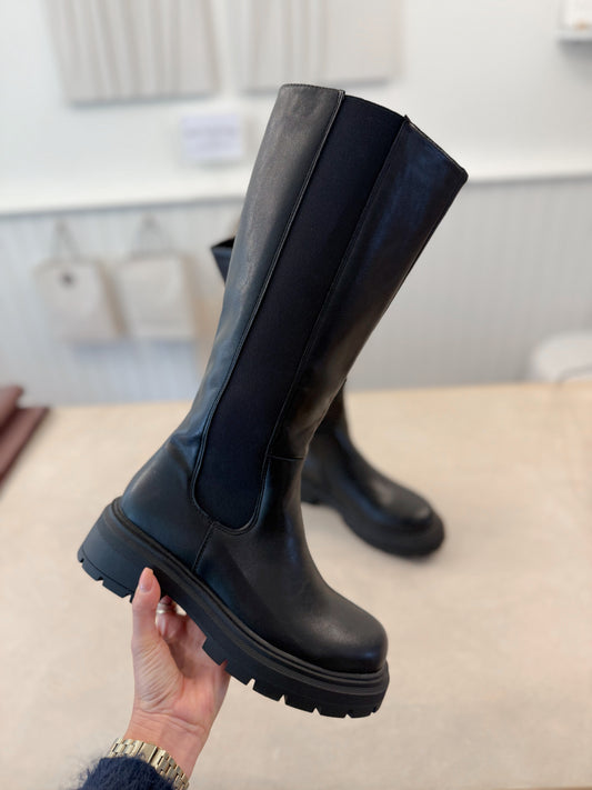 Boots Lang - Zwart