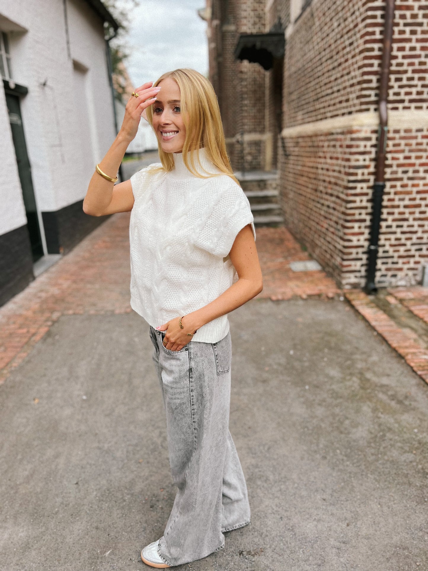 Knit Zoë - Ecru