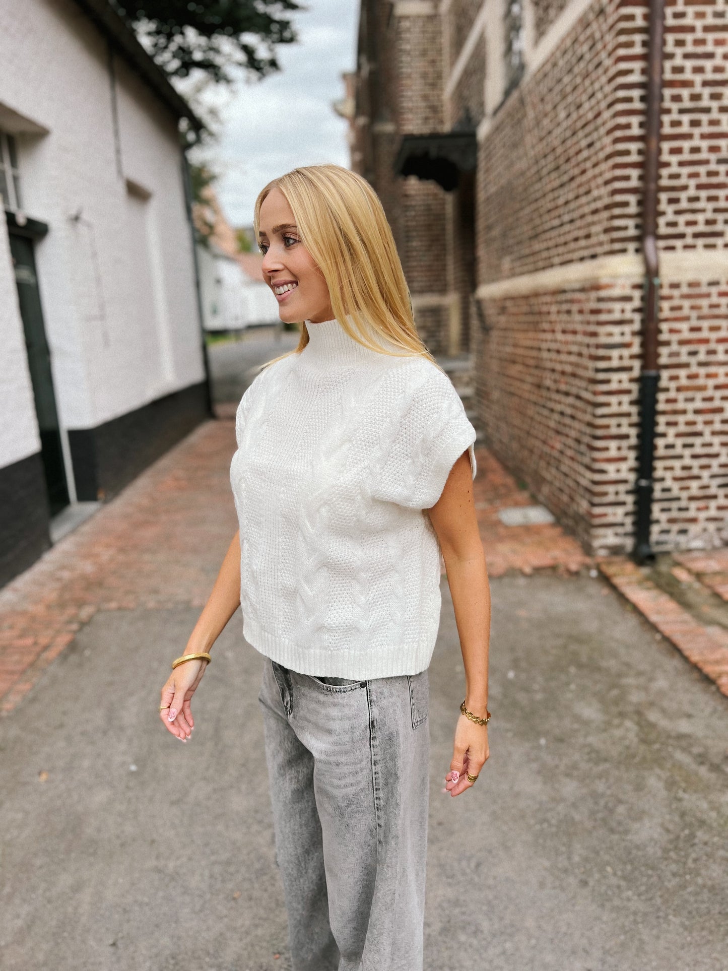 Knit Zoë - Ecru