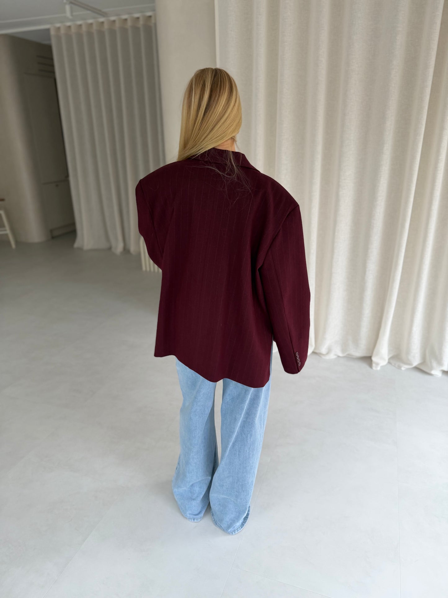 Blazer Jasmijn - red stripes