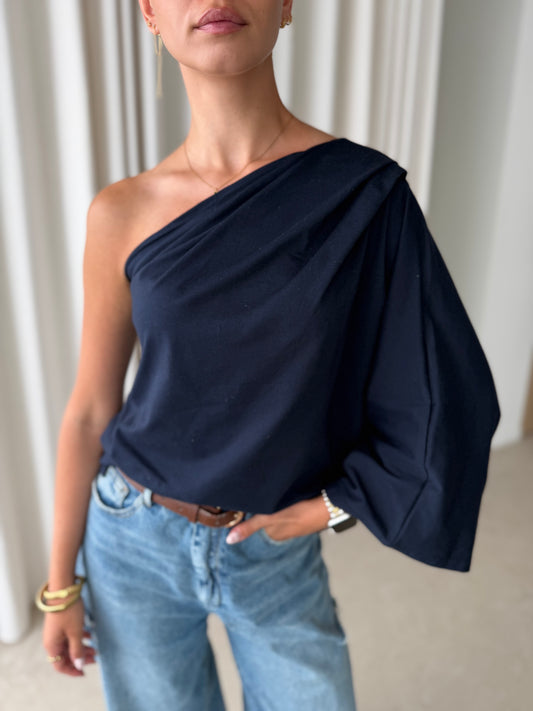 Shirt One shoulder - Navy