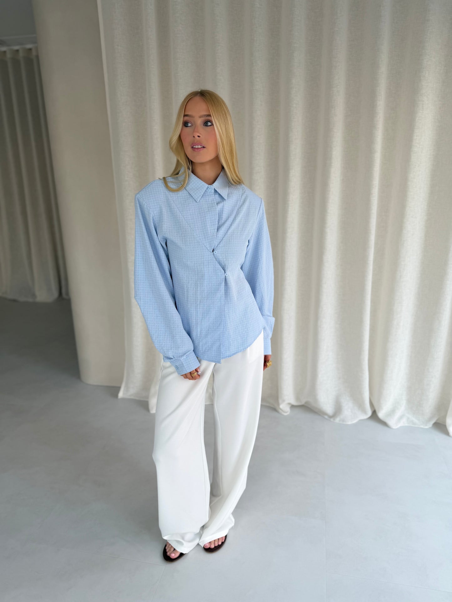 Blouse Lotte - Lichtblauw