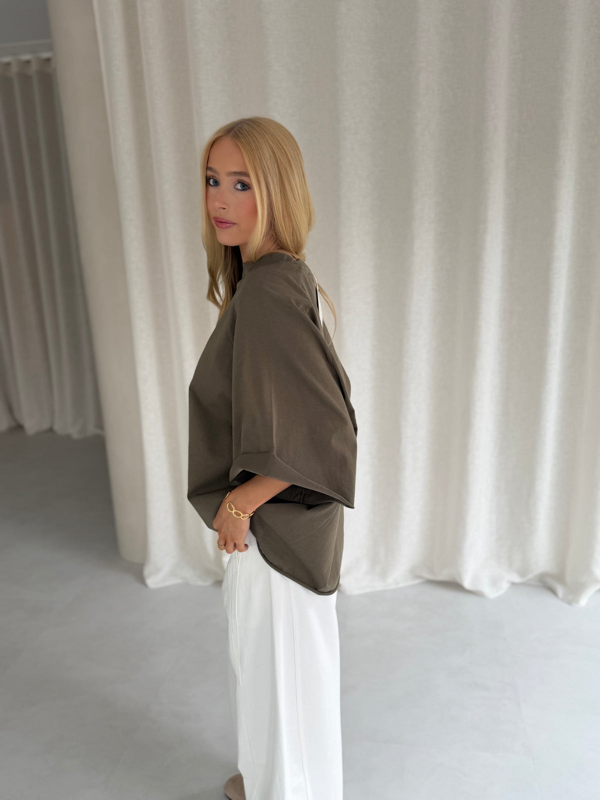 Shirt Oversized - Khaki