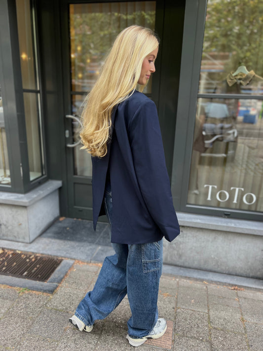 Blazer Split - Navy
