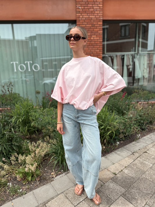 Shirt Oversized - Roze