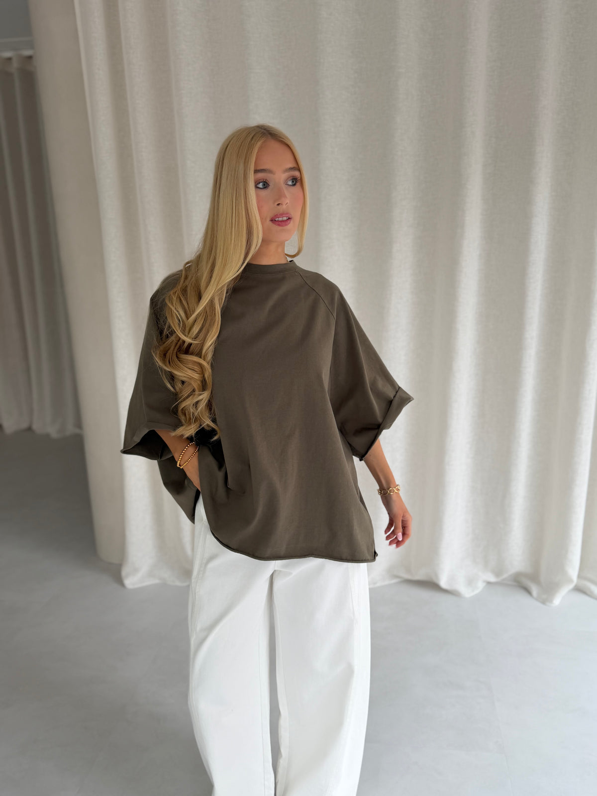 Shirt Oversized - Khaki