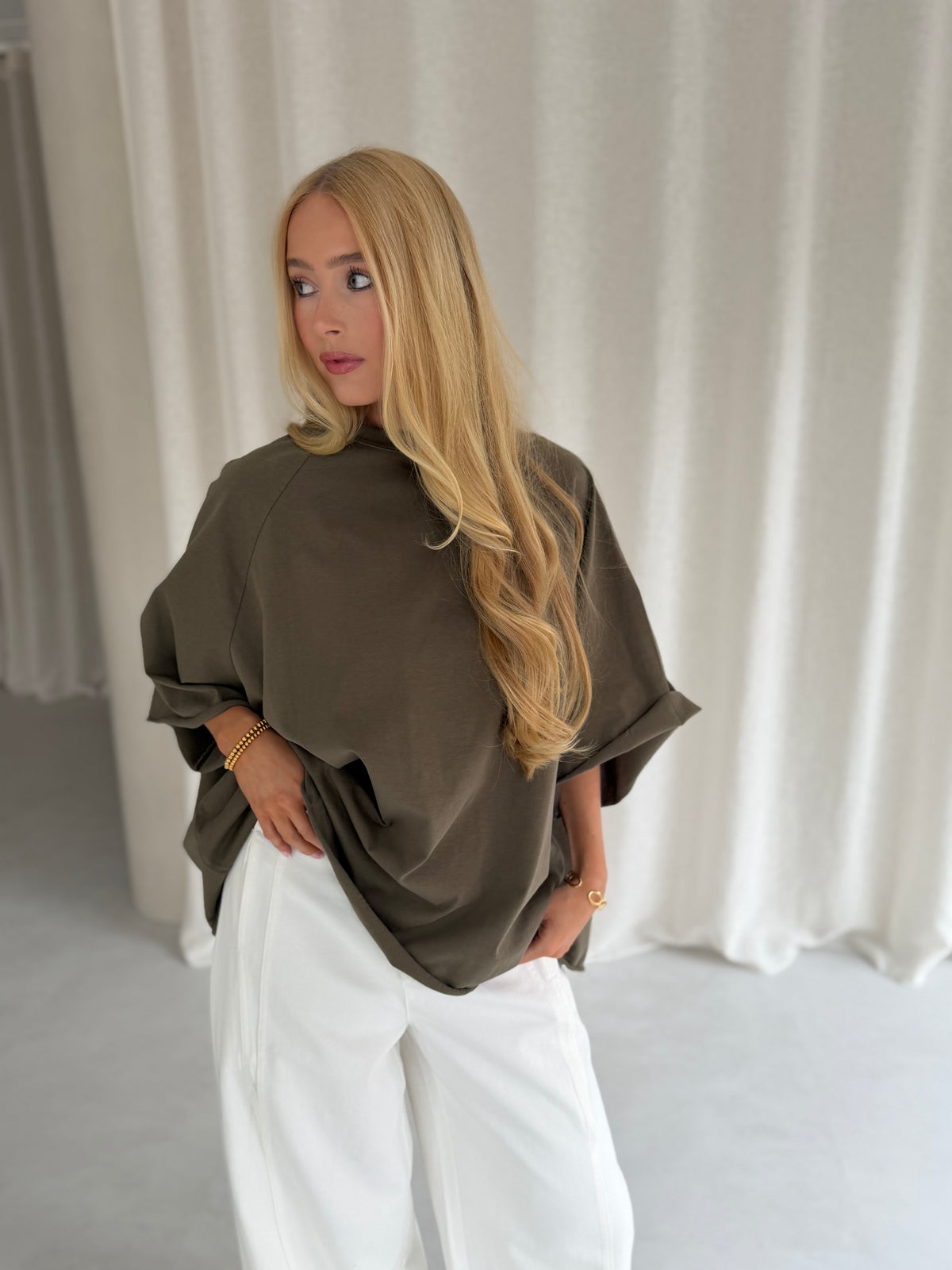 Shirt Oversized - Khaki